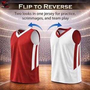 Camiseta de Baloncesto con Cuello en V y Logotipo Personalizado para Hombre, Chaleco Deportivo sin Mangas, Secado Rápido, Transpirable, Uniforme de Entrenamiento de Equipo - Product Image 5