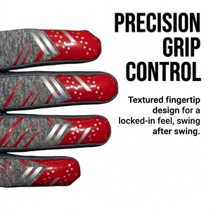 Gants de receveur de football américain avec logo personnalisé, antidérapants, pour jeunes et adultes, pour la réception de ballons. - Product Image 2