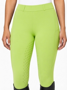 Leggings d'équitation pour femmes, taille haute, collants d'équitation avec grip en silicone, extensibles, respirants, pantalons de performance pour l'équitation - Product Image 4