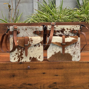 กระเป๋าสะพายข้างหนังวัวสำหรับผู้หญิงกระเป๋าสะพายไหล่หนังแท้สไตล์หรูหรามีซิปออกแบบได้ตามต้องการ - Product Image 4