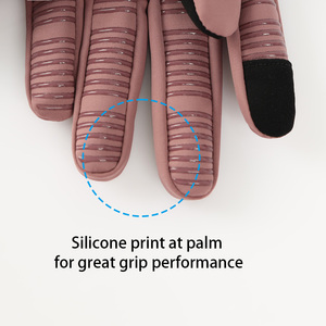 Running Gloves <b>Full</b> Customizable <b>Full</b> Finger Running Gloves Outdoor Sport Wrist Support Fitness Workout Anti <b>Slip</b> Riding Glove - Product Image 2