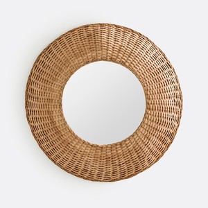 Natural cane framed wall <b>mirrors</b> best price rattan <b>mirror</b> for salon spa home decor cheapest cost - Product Image 5