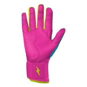 Gants de frappe de baseball en cuir véritable de qualité supérieure, unisexes, respirants, professionnels, pour adultes, ambidextres, avec logo personnalisé et fermeture à crochet - Product Image 6