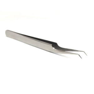 Pince à cils en L de qualité supérieure en acier inoxydable pour la pose de volume russe, kit d'outils de précision pour cils - Product Image 1