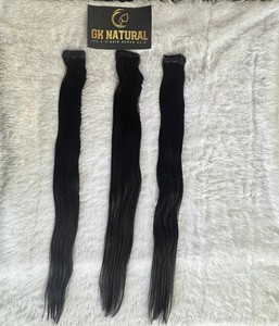 Extensiones de Cabello Humano Liso Virgen Remy Indio de Primera Calidad - Product Image 2