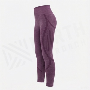 Leggings de Yoga de Cintura Alta para Mujer, Sin Costuras, Sólidos, Largos, Deportivos - Product Image 3