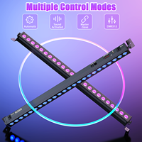 U`King 60W Projecteur mural DMX 24x3W RGB LED pour scène, DJ, mariage, fête