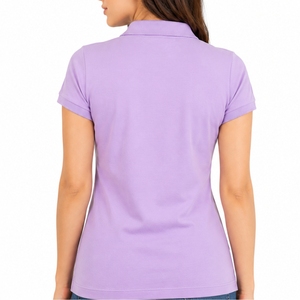 Polo de Mujer de Manga Corta, Bordado, Premium, Transpirable, Suave y Cómodo, con Letra en el Frente, Estilo Casual, Corte Regular - Product Image 2