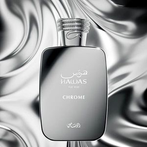 Perfume HAWAS CHROME 100ml de Rasasi Original Dubai, Eau de Parfum Árabe de Larga Duración para Hombre - Product Image 2