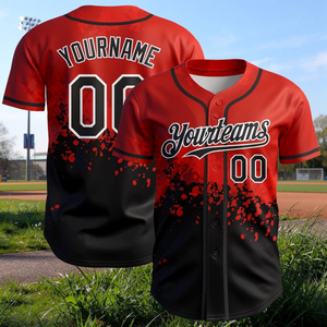 Camiseta de Béisbol para Hombre 2026, Logotipos de Equipo Personalizados, Bordados, 100% Poliéster, Birlag Sports - Product Image 4