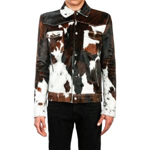 Veste d'équitation en cuir de polyester de haute qualité pour hommes avec col montant et logo sur le devant. - Product Image 1
