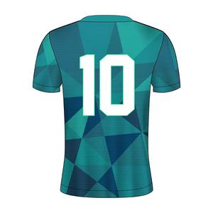 T-shirt de sport pour homme en sublimation noir et rose avec motif abstrait, léger et respirant - Product Image 3