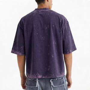 T-shirt à manches courtes en tricot pour homme GYM ACTIVE ENTERPRISES Acis Wash, coupe ample, épaules tombantes, coupe carrée, impression personnalisée - Product Image 5