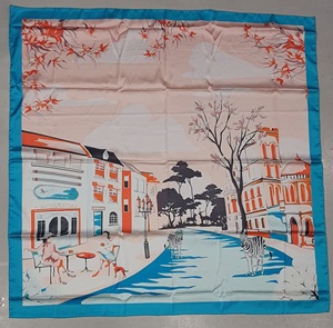 Silk Satin <b>Square</b> <b>Scarf</b>-Lightweight & Anti-Bacterial for Daily Life - Product Image 3