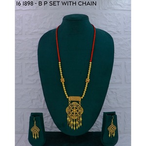 Luxury Exquisite Fashionable Middle Eastern Dubai <b>Wedding</b> Jewelry Sets Ethnic Copper Alloy Gold-Plated Women's Necklace Earrings - Product Image 3