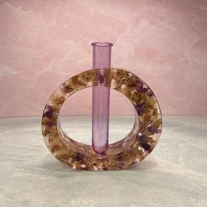 Modern Resin Tabletop Vase Unique Floral Display Container For Home Decor Wedding And Event Settings - Product Image 5