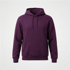 Wholesale Hoodie Custom Embroidered Logo Private Label Cotton French Terry Oversized High Quality <b>Pullover</b> <b>Mens</b> Sweatshirt Top - Product Image 1