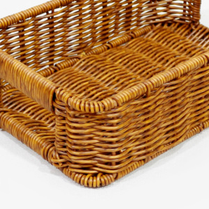Hot Selling <b>Rectangular</b> Plastic <b>Storage</b> <b>Basket</b> Rustic Style Multi-Purpose Organizer - Product Image 5