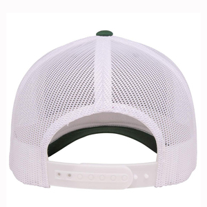Gorra Trucker Verde y Blanca de Lona, 6 Paneles, Ajustable, Unisex, 100% Algodón, Casual, Primavera Verano - Product Image 5