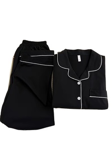 Loose Full Length Adult Women's Animal Print Terry Fabric Breathable Pajama Set for Spring and Summer manufactures in Bangladesh - Product Image 6