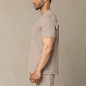 Custom Mens Healthcare Uniform Scrub <b>Tops</b> Nursing Medical Shirts Supplier Pakistan OEM Export Global Markets - Product Image 3