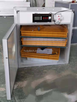 Incubateur à œufs solaire double alimentation 264 œufs - Contrôle automatique de la température et de l'humidité pour l'éclosion d'œufs de canard/oie/caille HJ-SI3