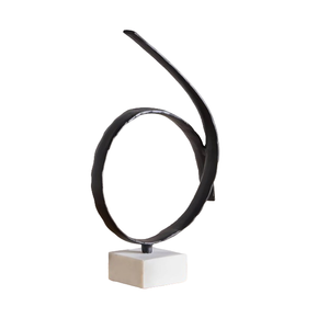 Modern <b>Object</b> Home Accent Aluminium Decoration Black Color Combination Table top Decor Sculpture Luxury Home Decor Modern - Product Image 1