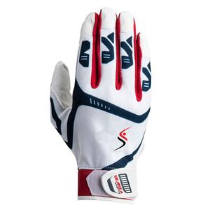 Soft <b>Fabric</b> Sustainable Softball Gloves New Style Custom Logo Leather Baseball <b>Batting</b> Gloves Hand Protection Baseball Gloves - Product Image 6