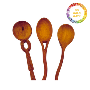 Cuillères en bois en vrac, ustensiles de cuisine en bois naturel, outils de cuisson écologiques - Product Image 4