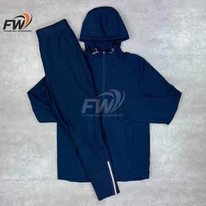 เสื้อแจ็คเก็ต Anorak สองชั้นสำหรับผู้ชาย น้ำหนักเบา กันน้ำ กันลม ระบายอากาศได้ดี แห้งเร็ว มีซับในตาข่าย รับสกรีนโลโก้ เหมาะสำหรับออกกำลังกายและกิจกรรมกลางแจ้ง - Product Image 1