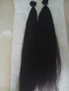 Extensiones de Cabello Humano Remy, Color Negro Natural, Textura Suave y Sedosa, Acabado Liso y Duradero, Trama Cosida a Mano, Trama Individual, Permanente, SV3 - Product Image 3