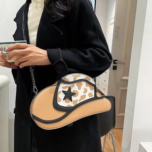 New Fashionable Women's Vintage <b>Hat</b> Shape Single Strap Crossbody Shoulder Commuting <b>Bag</b> for Shopping Outdoor Travel ZIP Closure - Product Image 1
