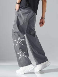 Pantalon de survêtement ample pour homme, nouvelle conception, qualité supérieure, coupe décontractée, jambe large, style streetwear - Product Image 6