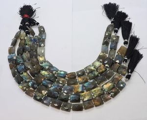 Perles de Labradorite Naturelle Sculptées en Forme de Poussin, 9-10MM, Forme Rectangulaire Éclatante, Labradorite Bleue Effet Feu, Perles Sculptées à la Main pour Bijoux - Product Image 6