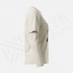 Camiseta Térmica de Doble Capa con Color Personalizado, Tejido de Algodón de Alto Rendimiento con Bordado, para Deportes de Verano e Invierno - Product Image 3