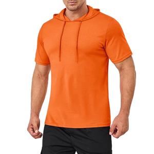 Sweat à capuche à manches courtes pour hommes T-shirts à capuche en coton Sweat léger Pull grande taille Débardeurs pour hommes - Product Image 3