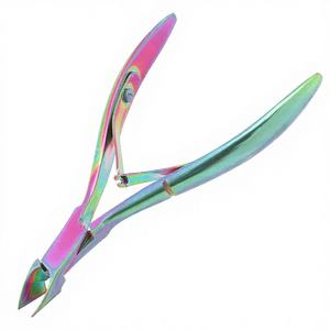 Rainbow Color High Quality Nail Clipper Cuticle Nipper Eco-Friendly Beauty Concept Made Pakistan New Arrival Factory Fingers - Product Image 1
