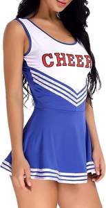 Uniformes de cheerleading pour jeunes filles imprimés par sublimation, costumes de cheerleaders scolaires personnalisés, tenues de déguisement pour femmes - Product Image 3