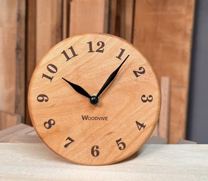 Elegant Wooden Wall <b>Clock</b> for Home Decor Modern Square <b>Large</b> OAK Wooden <b>Clock</b> from India - Product Image 4