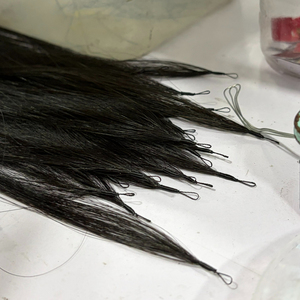 Extensions de cheveux en plumes en gros, 100% cheveux humains, extensions de plumes naturelles, accessoires de mode pour cheveux - Product Image 2