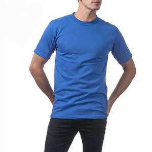 Camiseta de Hombre, Talla Grande, Estilo Urbano, Algodón de Alta Calidad, Cuello Redondo, Manga Corta, Color Azul, Corte Ajustado, Verano - Product Image 4