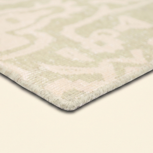 Alfombra de Lana Tejida a Mano Sage Ikat Heritage Verde Marfil, Alfombra Moderna de Diseño Geométrico, Antideslizante, Ecológica, de Pelo Grueso para Sala de Estar - Product Image 6