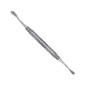 Lima dental de doble punta con dientes cruzados de acero inoxidable, instrumento quirúrgico para procedimientos de modelado y acabado óseo - Product Image 2