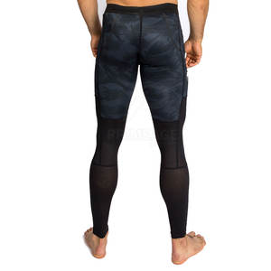 Leggings Deportivos de Compresión para Hombre, Hechos de Spandex/Poliéster, con Logotipo Personalizado OEM, Venta al Por Mayor - Product Image 4