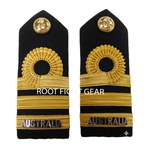 Australian Epaulettes designed to display rank or hierarchy using embroidered stripes or symbols - Product Image 5