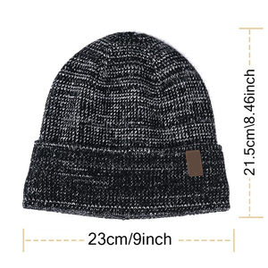 2026 New Design Outdoor <b>Plain</b> Beanie <b>Caps</b> For Men Hot Sale Customized Logo Winter Knitted Beanie <b>Caps</b> - Product Image 6