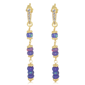 <b>Earring</b> Natural Gemstone Stud And Drop <b>Earring</b> Crystal wholesale precious stone drop stud <b>earrings</b> - Product Image 3