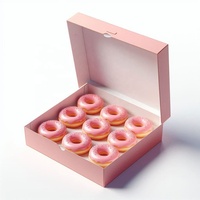 Carpeta de Papel Kraft Natural Reciclable Personalizada para Panadería, Donuts Artesanales, Postres, Laminación Mate, Grabado en Relieve, Sushi, Chicle