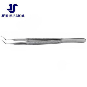 Jiyo Surgical Co. Forceps de Capsulorhexis de Grade Médical, Modèle O'Gawa-Utrata, Manches Angulés, Longueur de la Pointe 12 mm, Instrument CE - Product Image 1