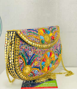 Bolso de mujer de mosaico de estilo bohemio y evento de noche de moda bolso de mosaico de exportación de lujo bolso de mano de declaración de moda FWE - Product Image 3